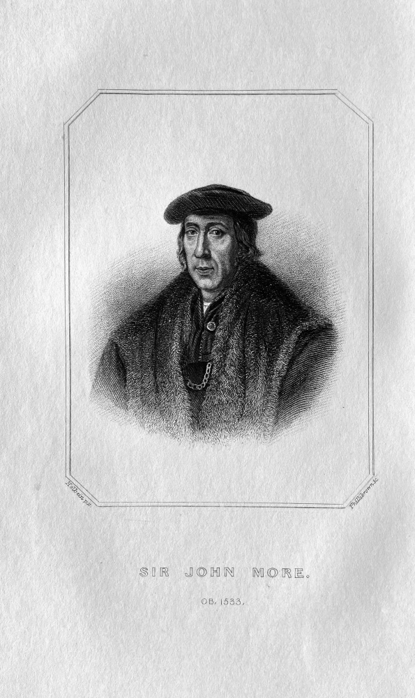 Sir John More.  OB :  1533.