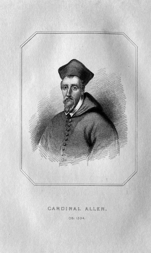 William Allen, Cardinal.  OB :  1594.