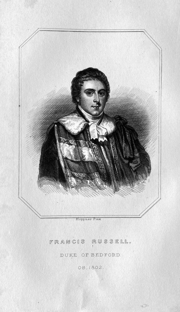 Francis  Russell, Duke of Bedford.  OB :  1802.