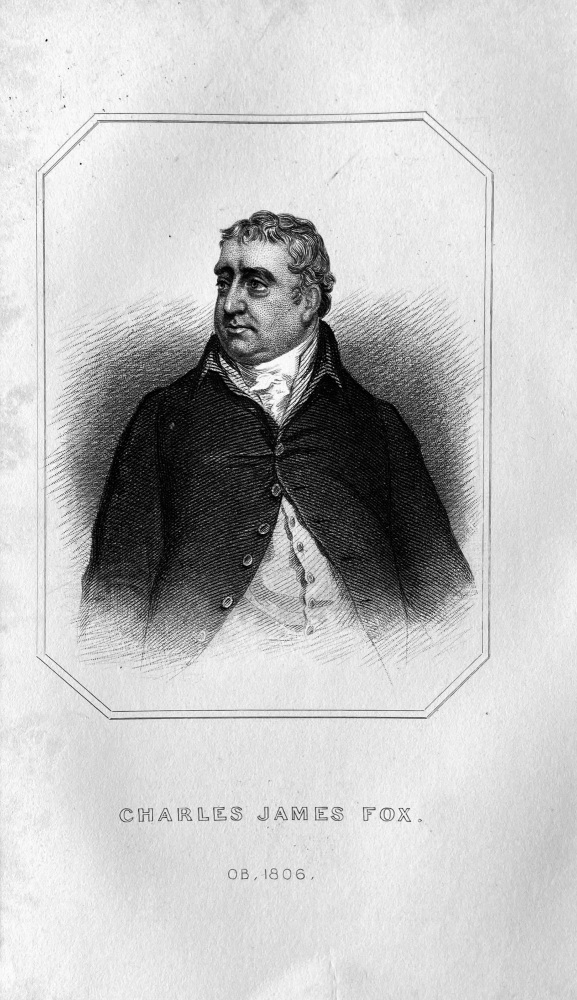 Charles James Fox.  OB :  1806.