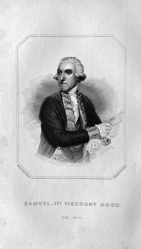 Samuel Hood,  First Viscount Hood.  OB :  1816.