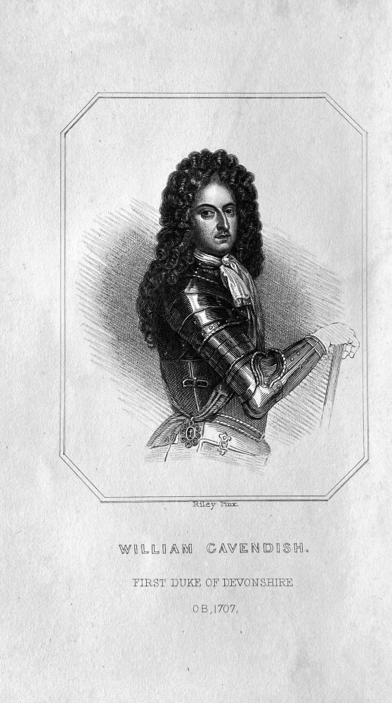 William Cavendish,  First Duke of Devonshire.  OB :  1707.