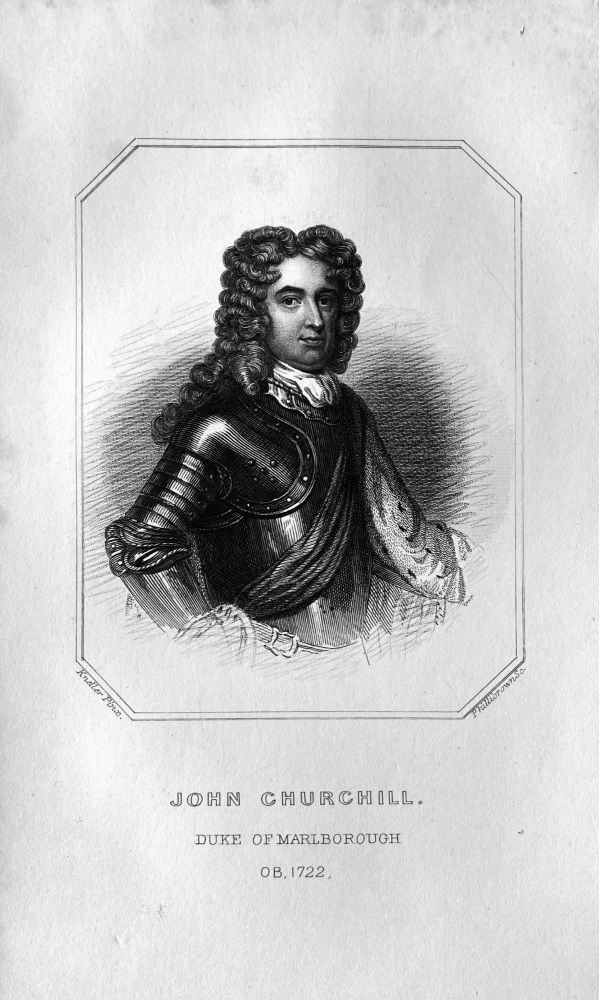 John Churchill, First Duke of Marlborough.  OB :  1722.