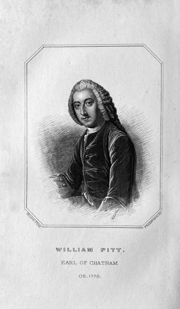 William Pitt,  First Earl of Chatham,  OB :  1778.
