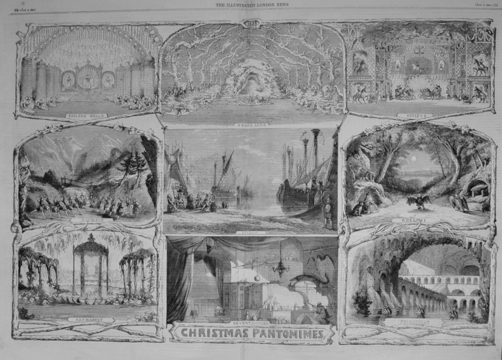 Christmas Pantomimes  1859.