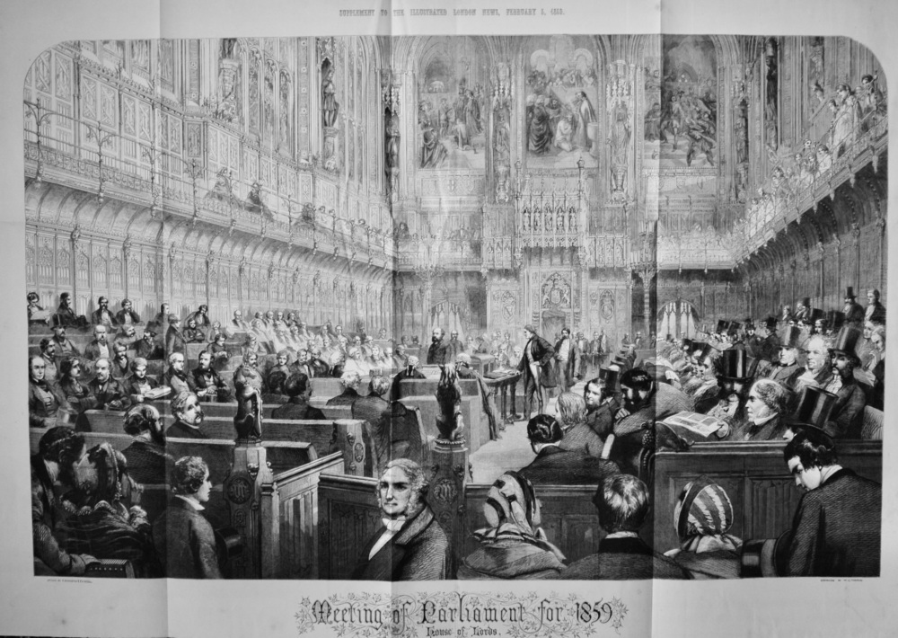 Meeting of Parliament for 1859.  House of Lords.