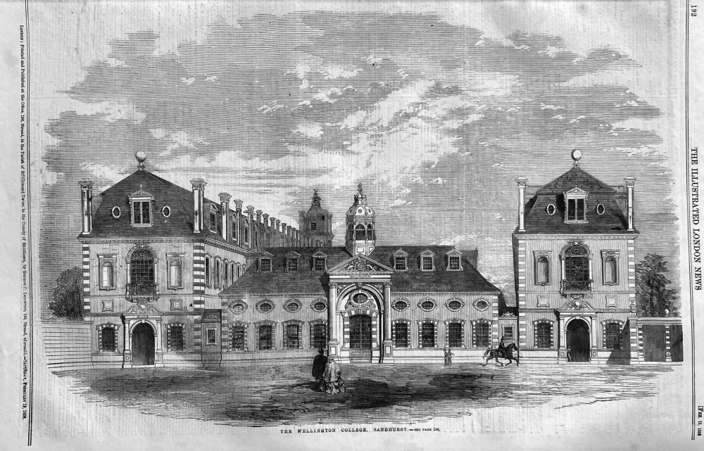 The Wellington College, Sandhurst. 1859.