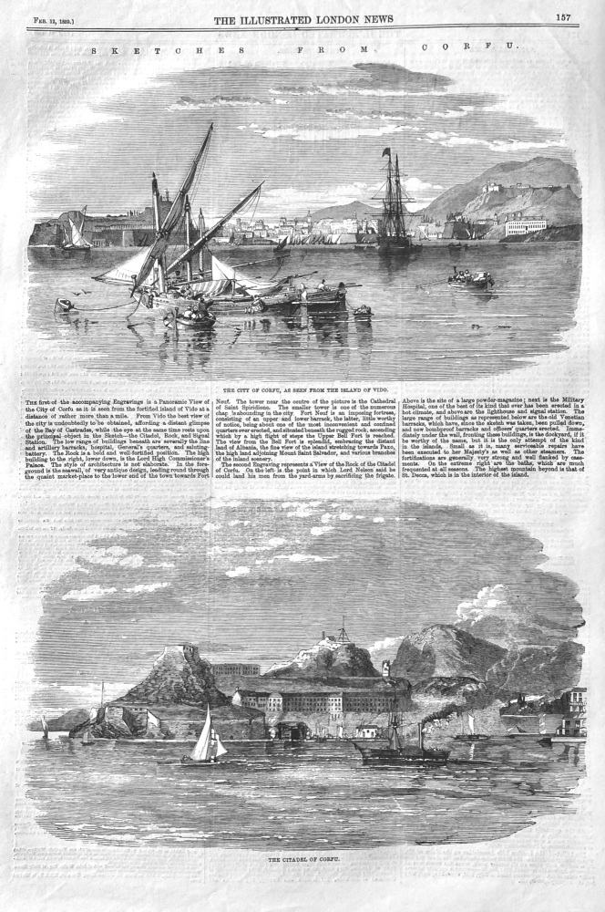 Sketches from Corfu.  1859