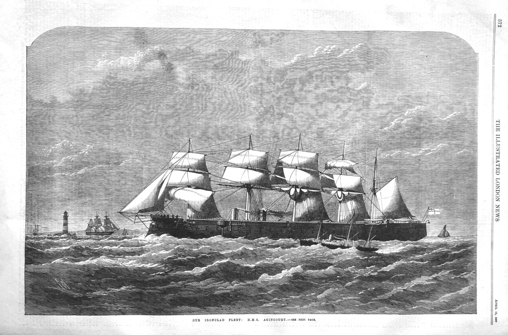 Our Ironclad Fleet :  H.M.S.  Agincourt.  1867.