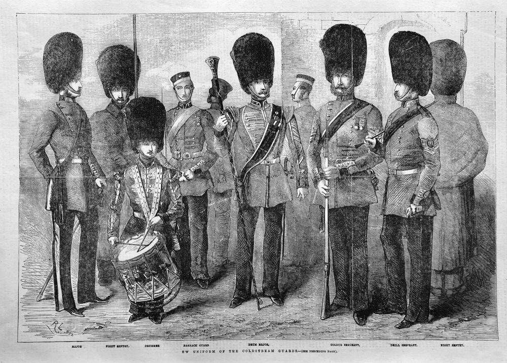 New Uniform of the Coldstream Guards.  1856.