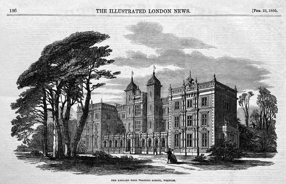 The Kneller Hall Training School, Whitton.  1856.