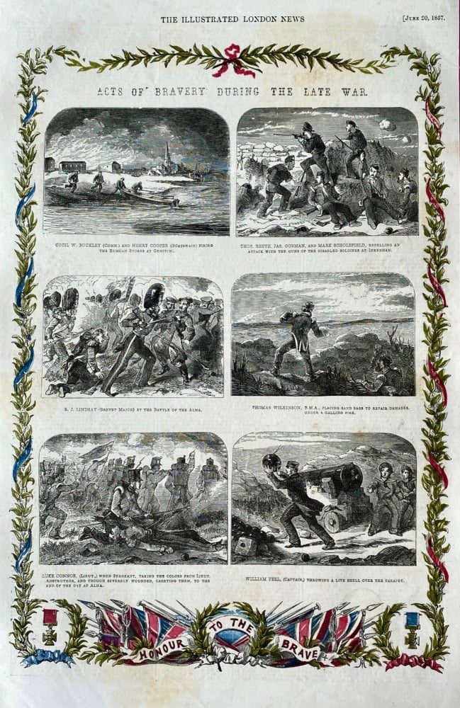 Acts of Bravery during the Late War.  1857.