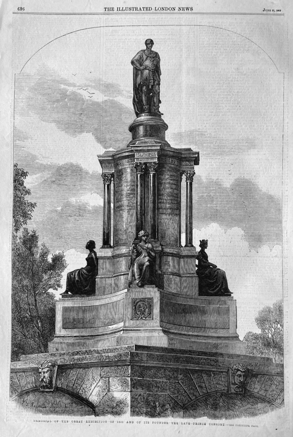 Memorial of the Great Exhibition of 1851 and of its founder the Late Prince