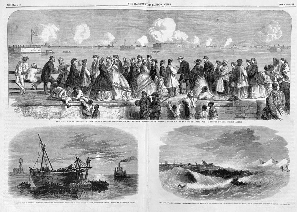 Civil War in America.  1863.