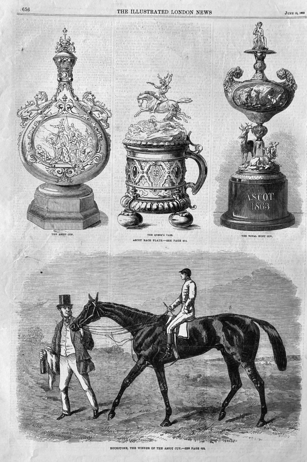 Ascot Races.  1863.