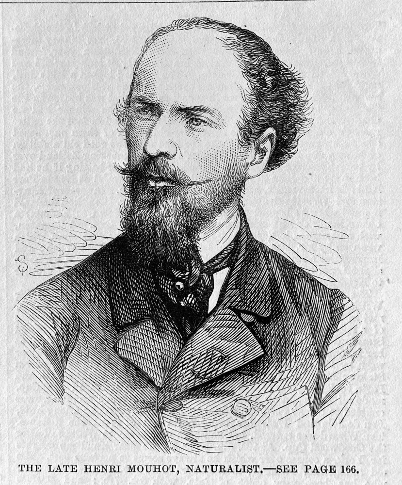 The Late Henri Mouhot, Naturalist. 1862.