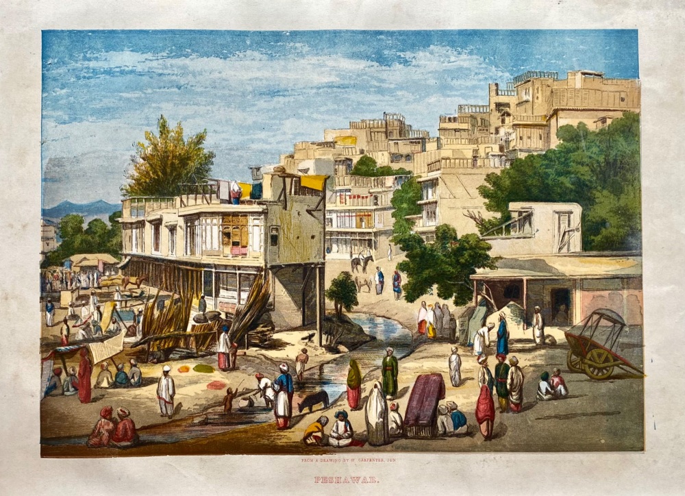 Peshawar.  Drawn by W. Carpenter  jun.  1857.