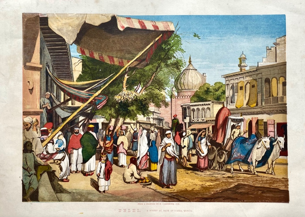 Delhi.  A Street at back of Jumma Musjid.  1857.