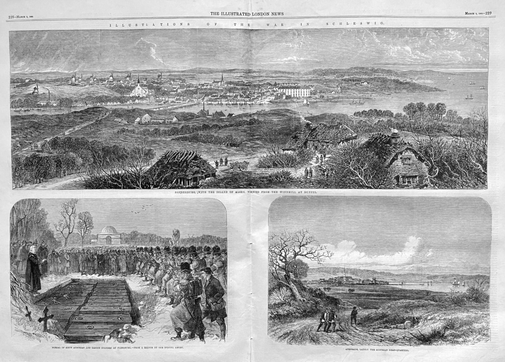 Illustrations of the War in Schleswig.  1864.