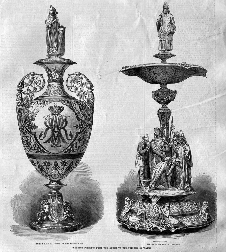 Wedding Presents from the Queen to the Princess of Wales.  1864.