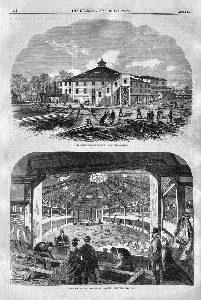 The Shakespeare Pavilion.  1864.