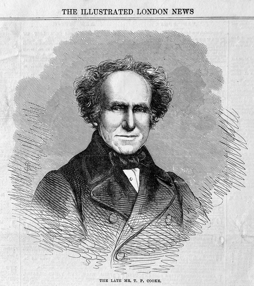 The Late Mr. T. P. Cooke. (Actor)  1864.