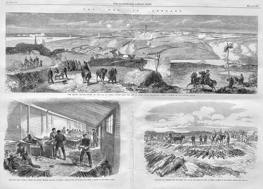 The War in Denmark.  1864.