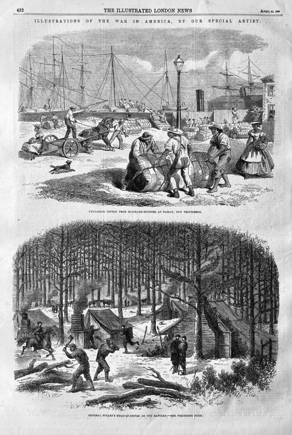 Illustrations of the War in America.  1864.