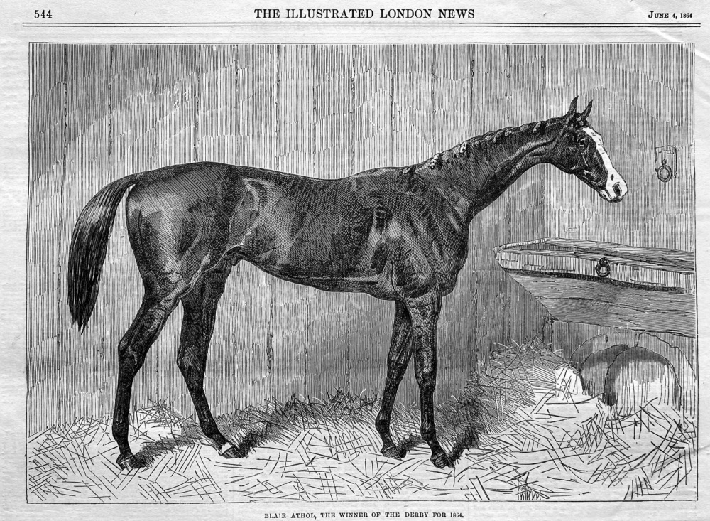 Blair Athol, The Winner of the Derby for 1864.