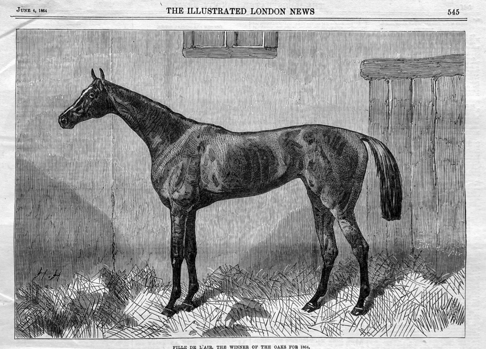 Fille De L'air, The Winner of the Oaks for 1864.