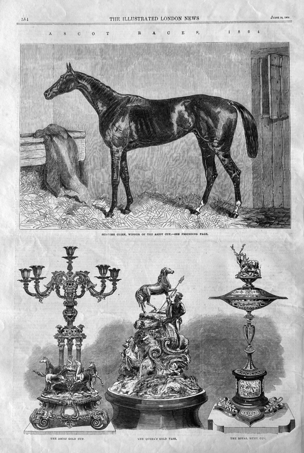 Ascot Races 1864.