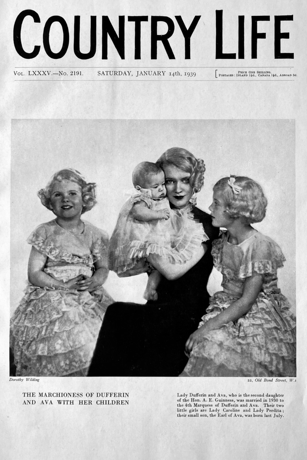 Country Life.  January  14th,  1939.