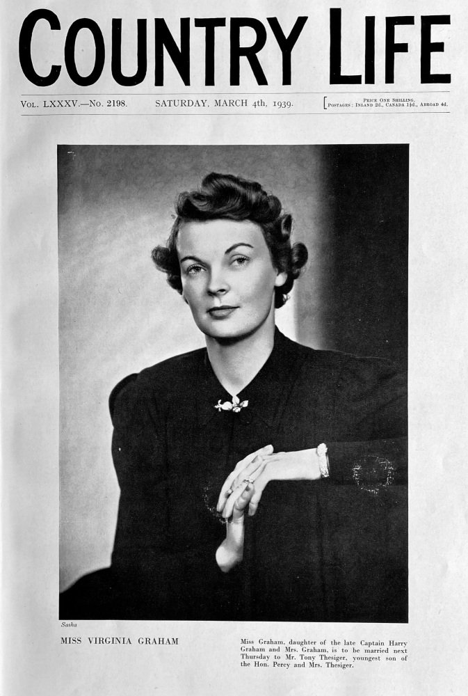 Country Life,  March 4th, 1939.