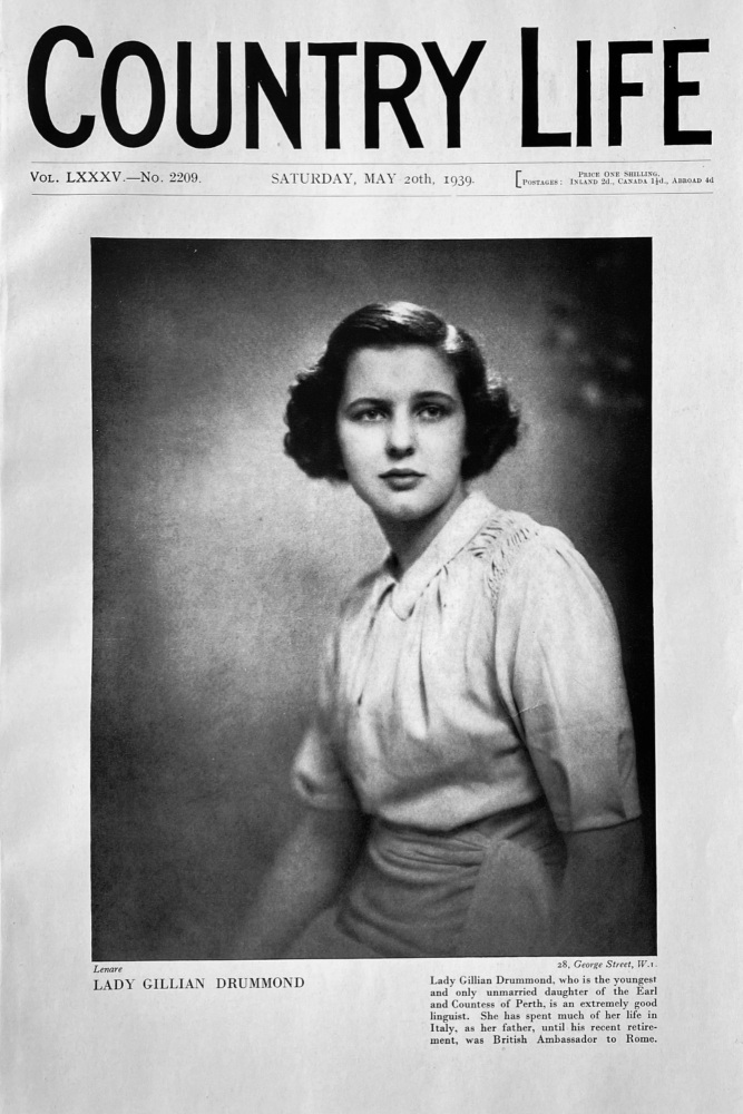 Country Life,  May 20th, 1939.