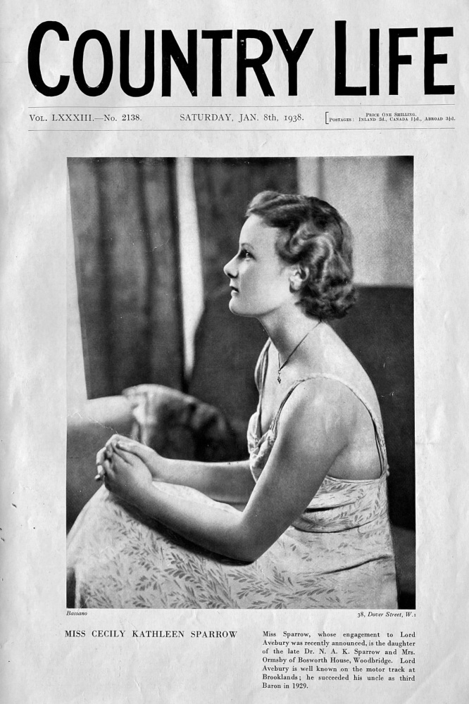 Country Life,  January 8th, 1938.