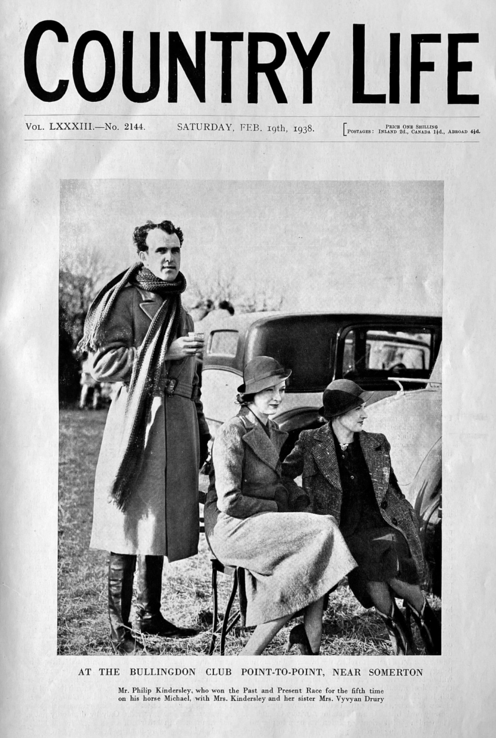 Country Life, February 19th, 1938.