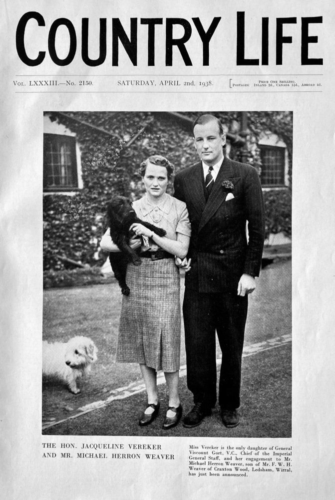 Country Life,  April 2nd,  1938.