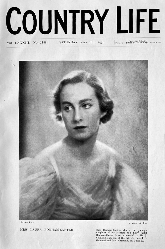 Country Life,  May 28th, 1938.