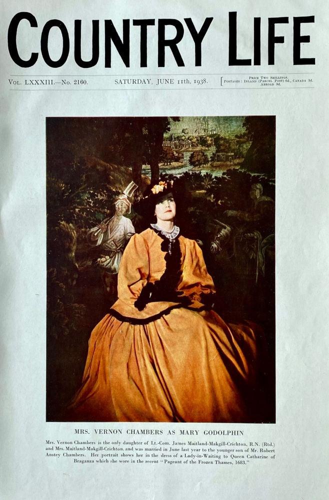 Country Life,  June 11th, 1938.