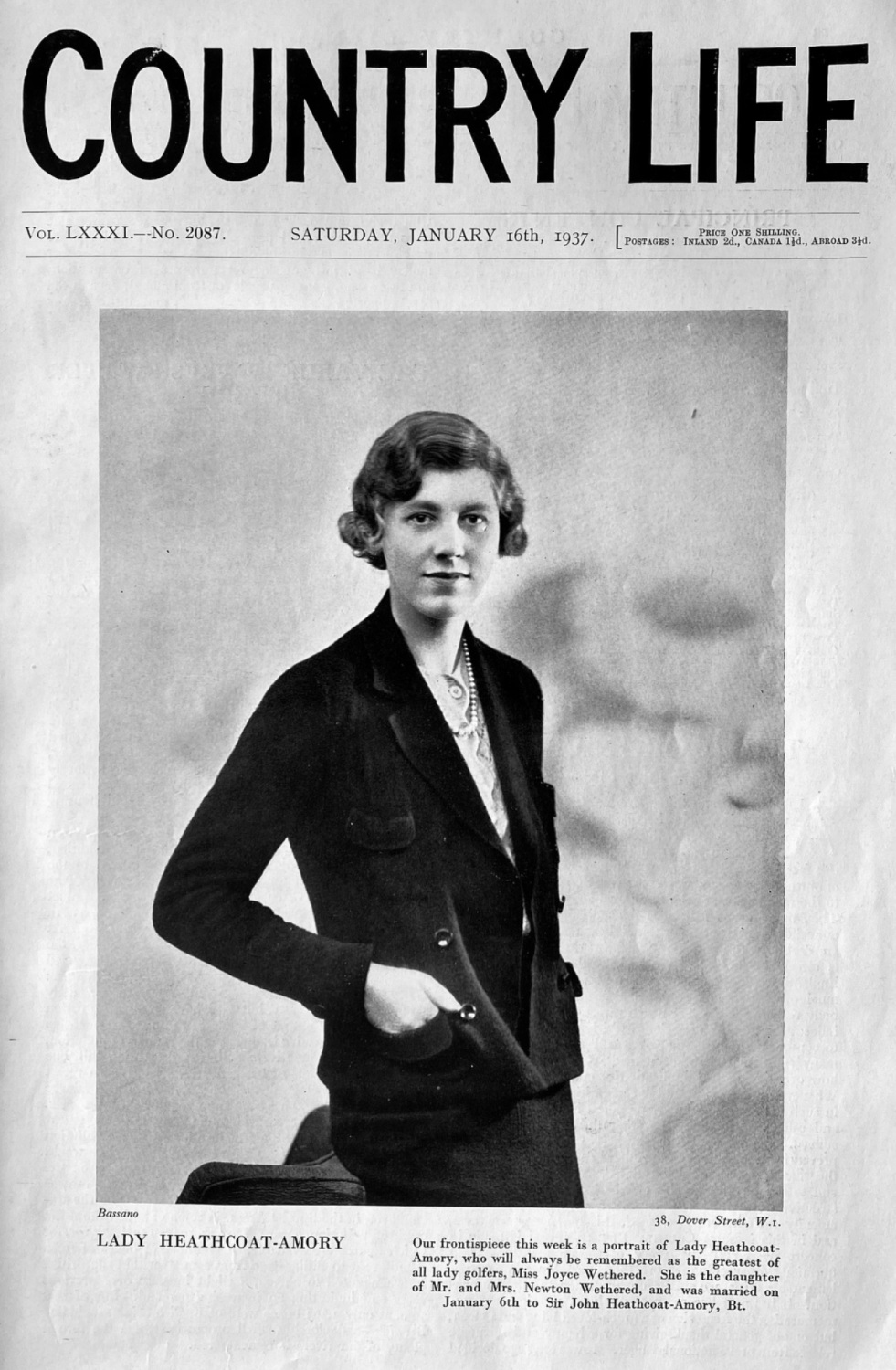 Country Life,  January  16th,  1937.