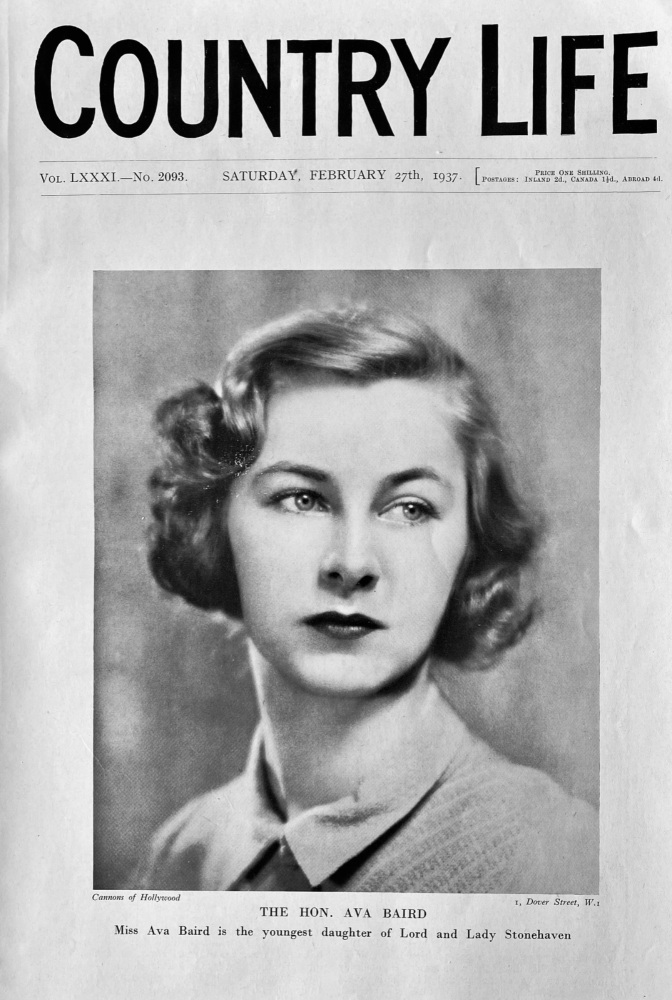 Country Life,  February  27th,  1937.