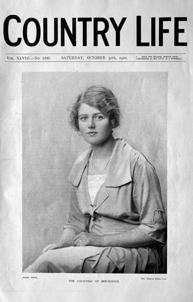 The Countess of Brecknock.  1920.