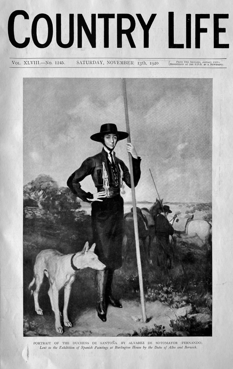 Portrait of the Duchess De Santona.  By Alvarez De Sotomayor (Fernando).  1