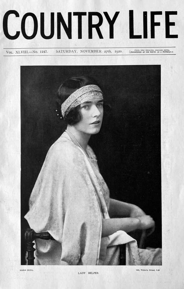 Lady Belper.  1920.