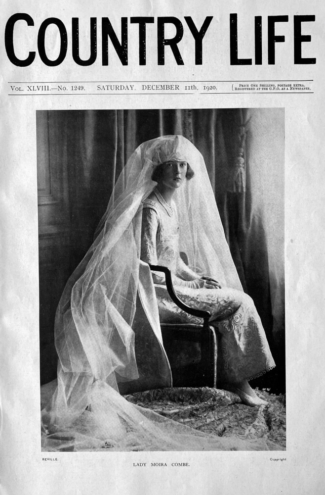 Lady Moira Combe.  1920.