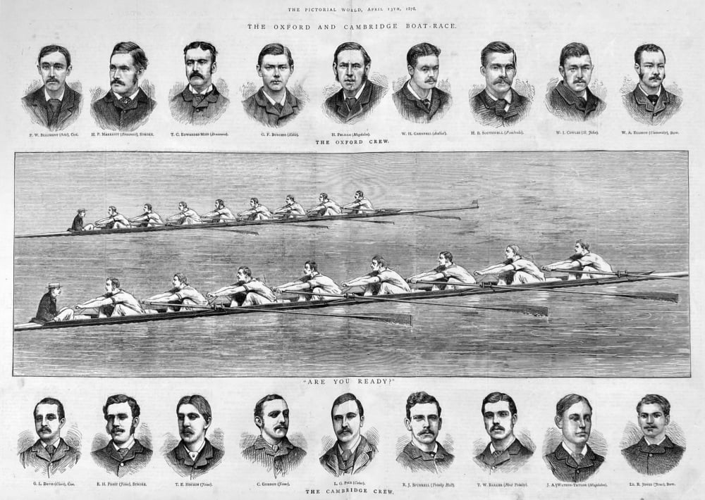 The Oxford and Cambridge Boat-Race.  1878.