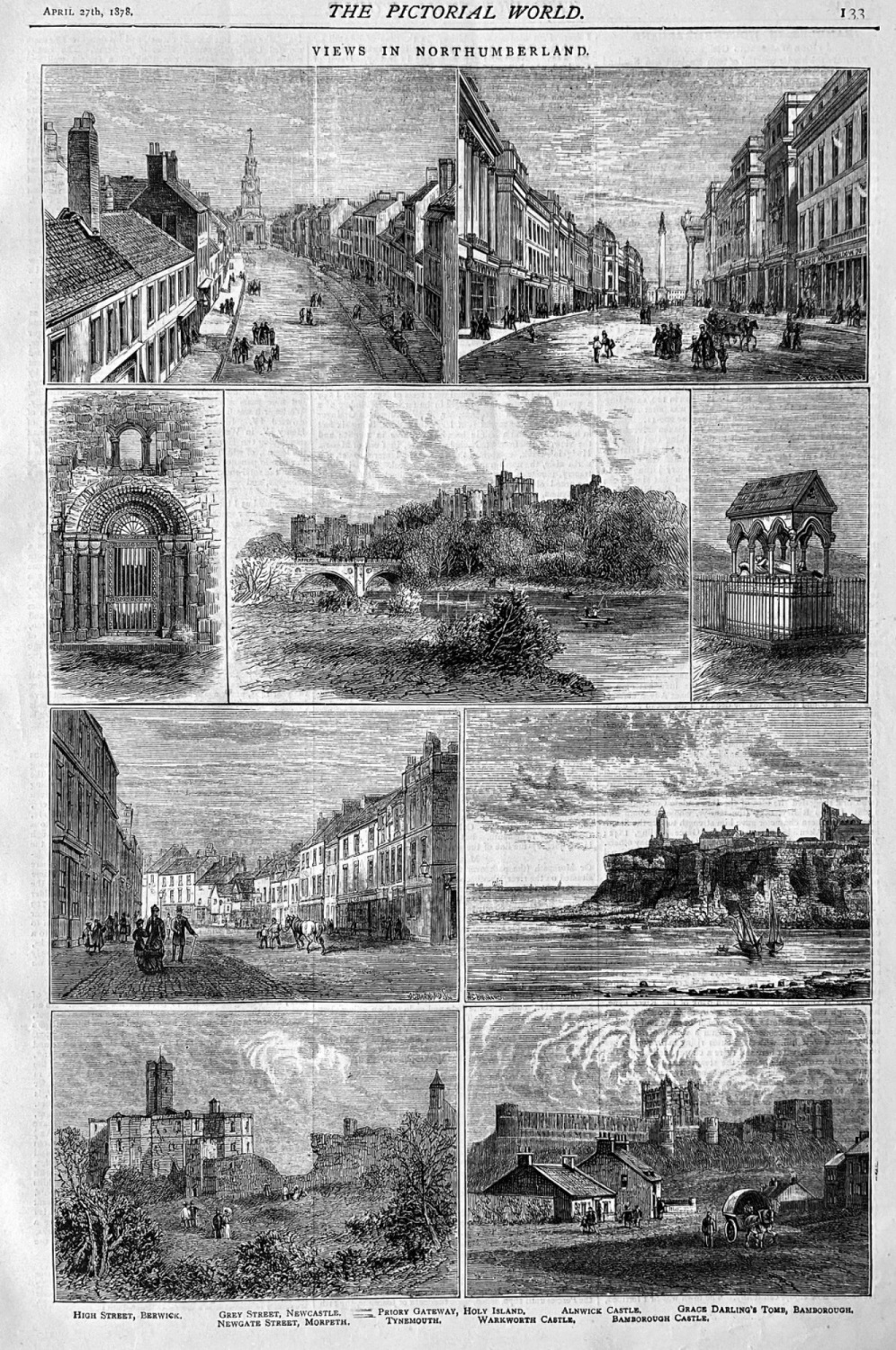 Views in Northumberland.  1878.