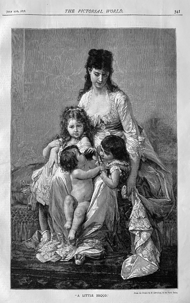 "A Little Brood,"  1878.