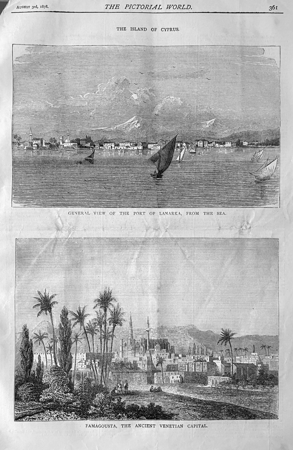 The Island of Cyprus.  1878.