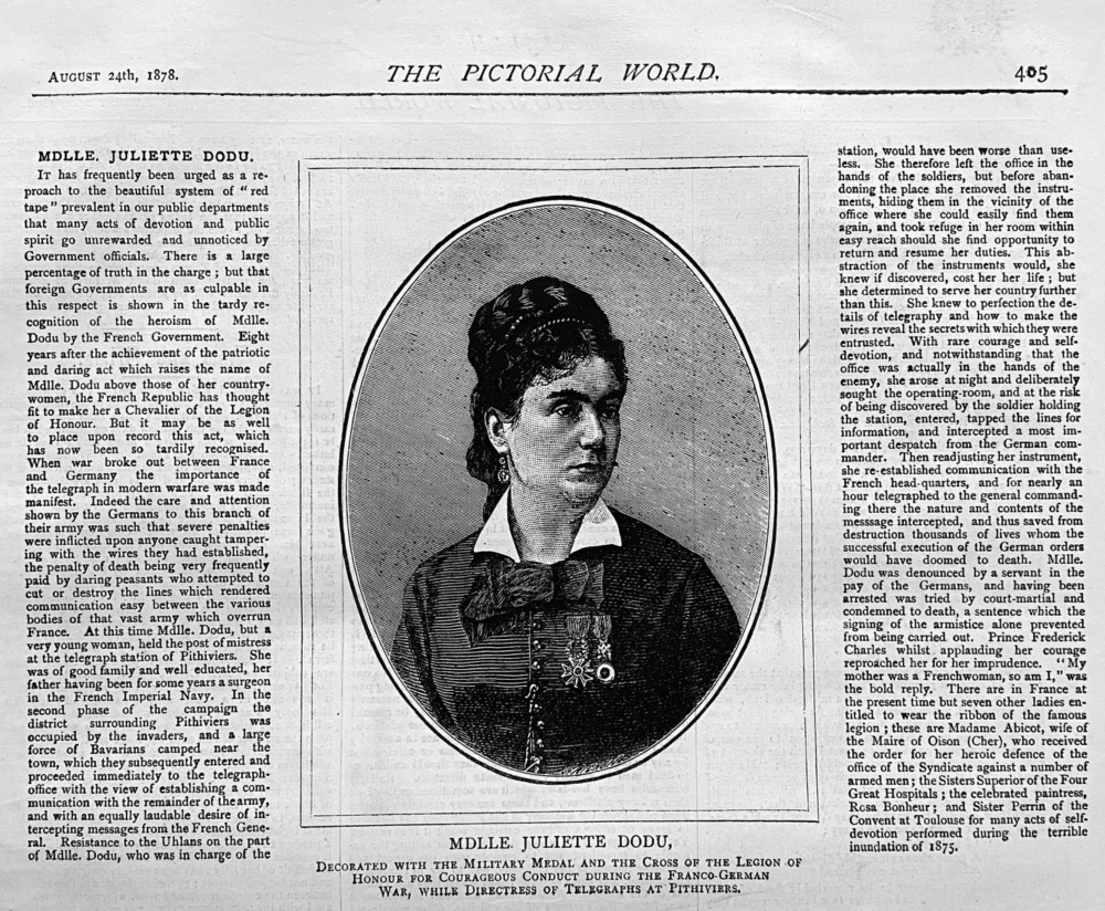Mdlle.  Juliette Dodu.  1878.